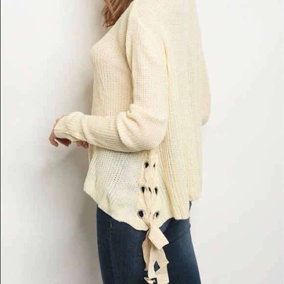 2/$25 Light Cream Sweater - Picture 3 of 4